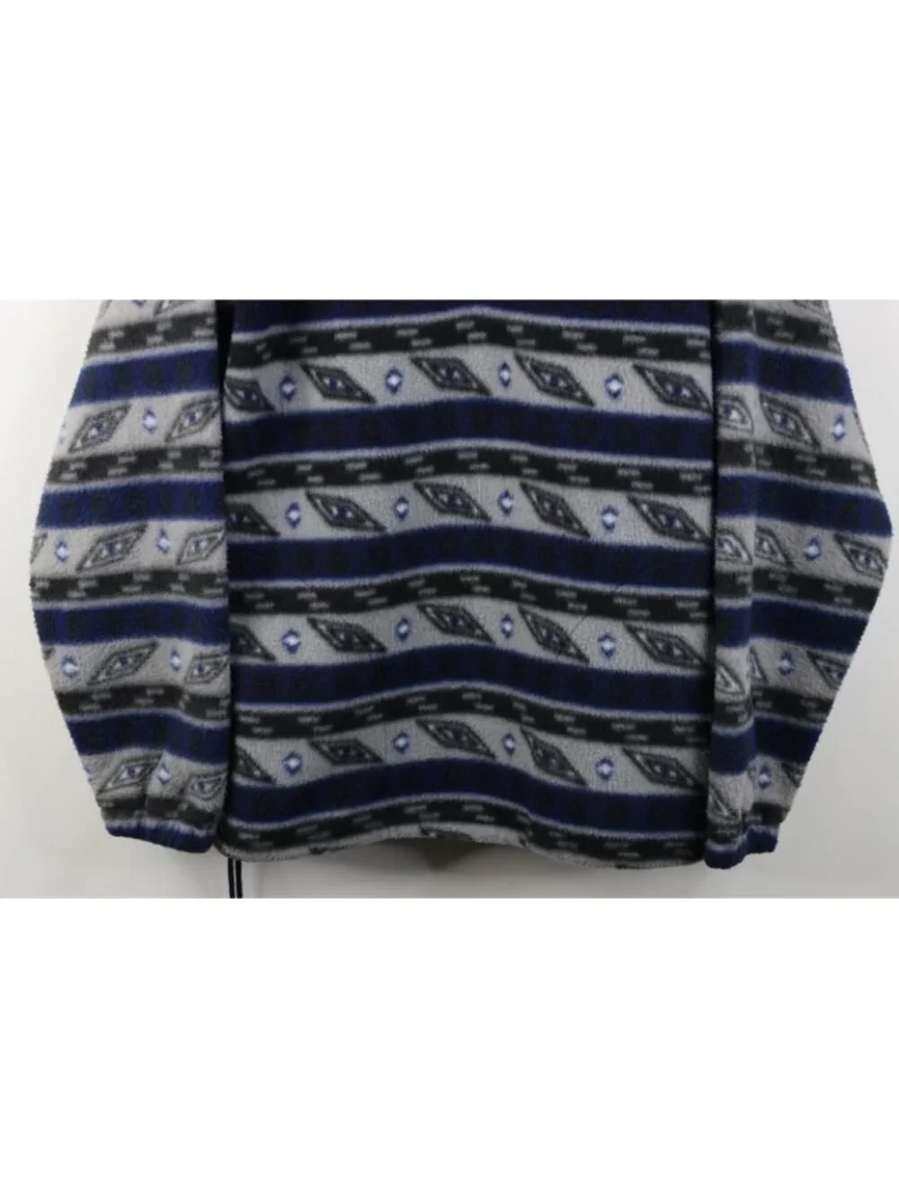Vintage 90s Streetwear Mens Medium Southwestern Aztec 1/4 Zip Fleece Sweater